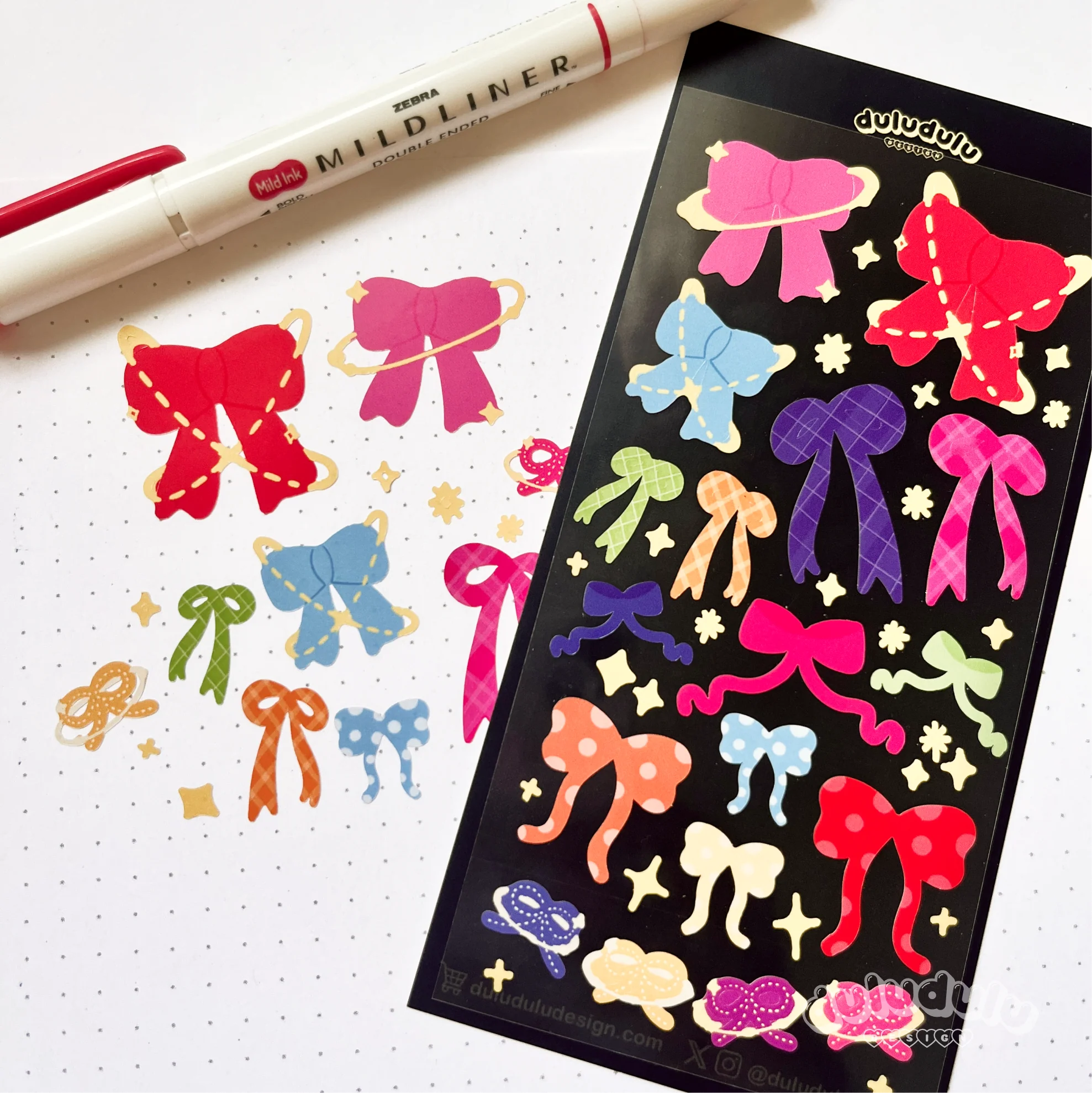 Bowtie Deco Sticker Sheet - Image 6