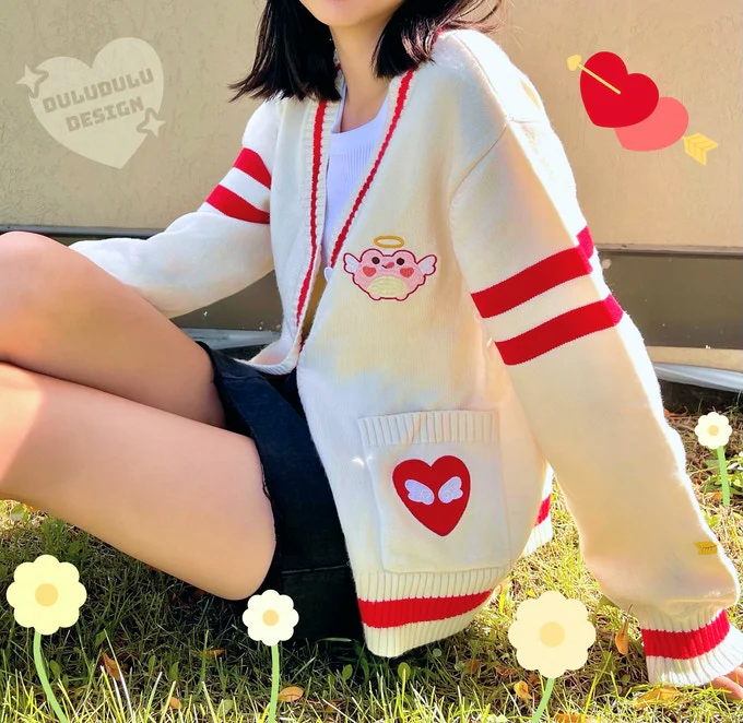 Creamy Angel Froggie Cardigan - Image 6