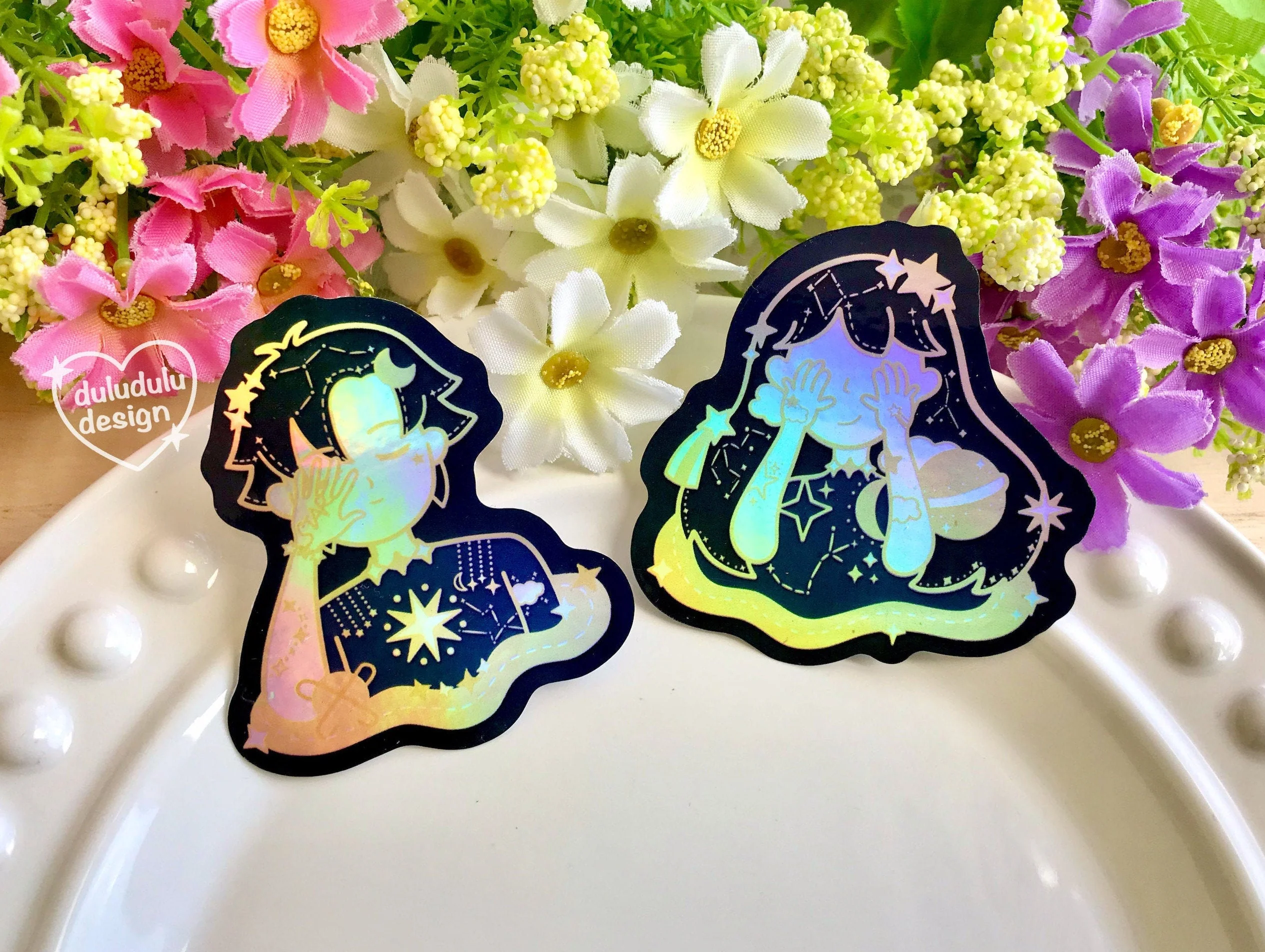 Galaxy Lovers Holographic Stickers - Image 3