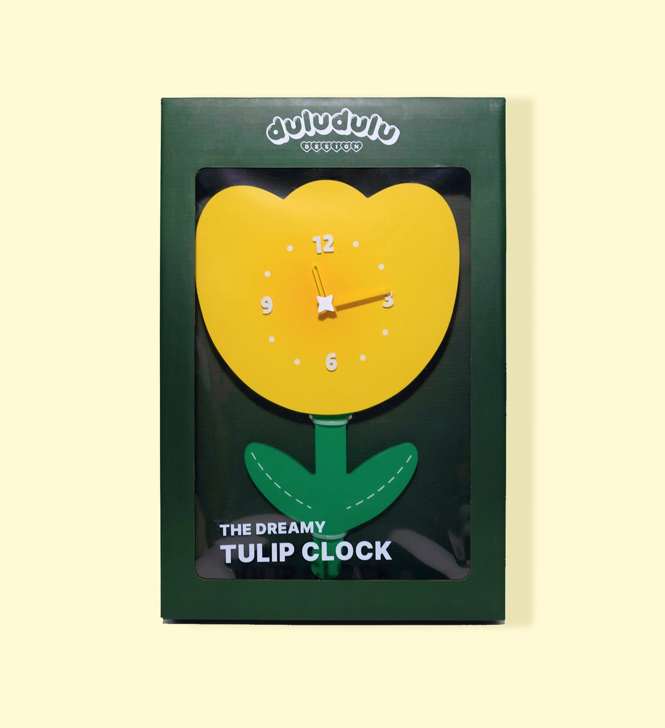 Gold Tulip Clock - Image 4