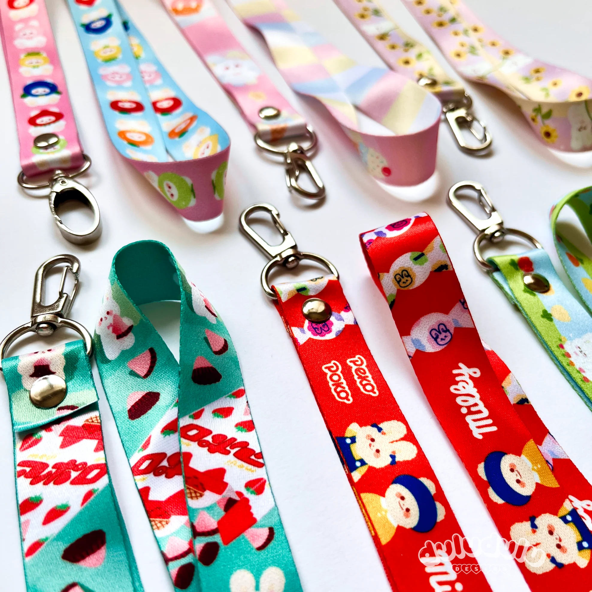 Tulip Field Bunny Cardholder & Lanyard - Image 7