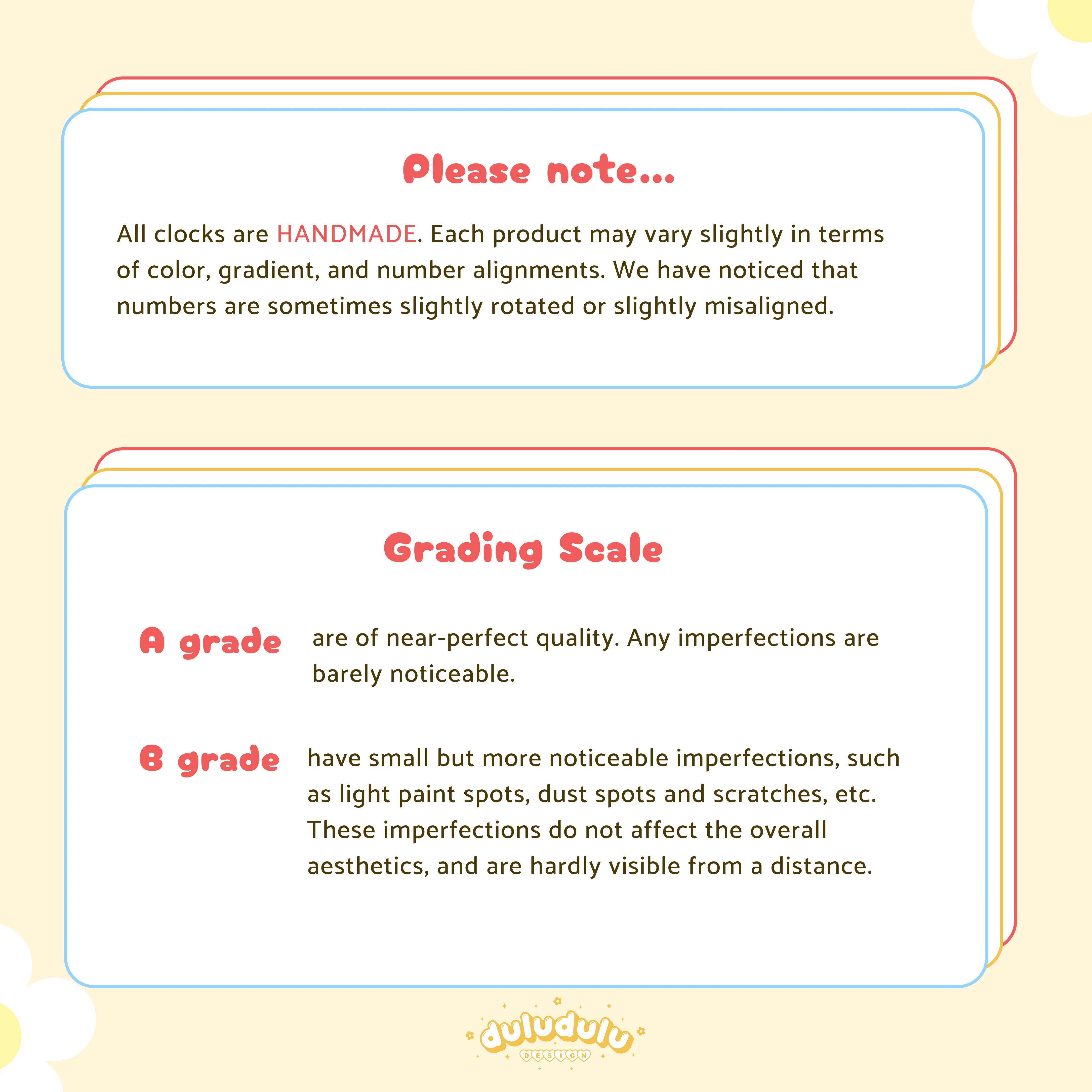 Purple Tulip Clock - Image 3