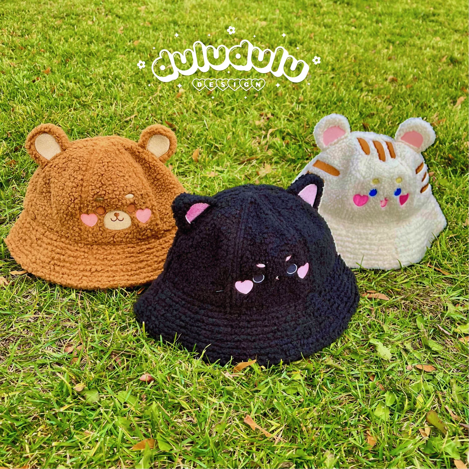 White Tiger Fluffy bucket hat - Image 3